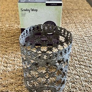 New Scentsy Castille Gray Wax Warmer Wrap